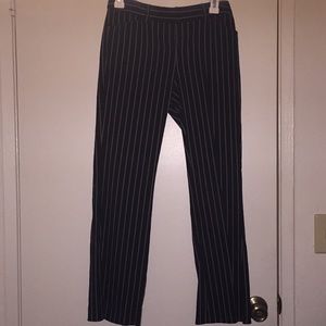 Express pin-striped editor trousers